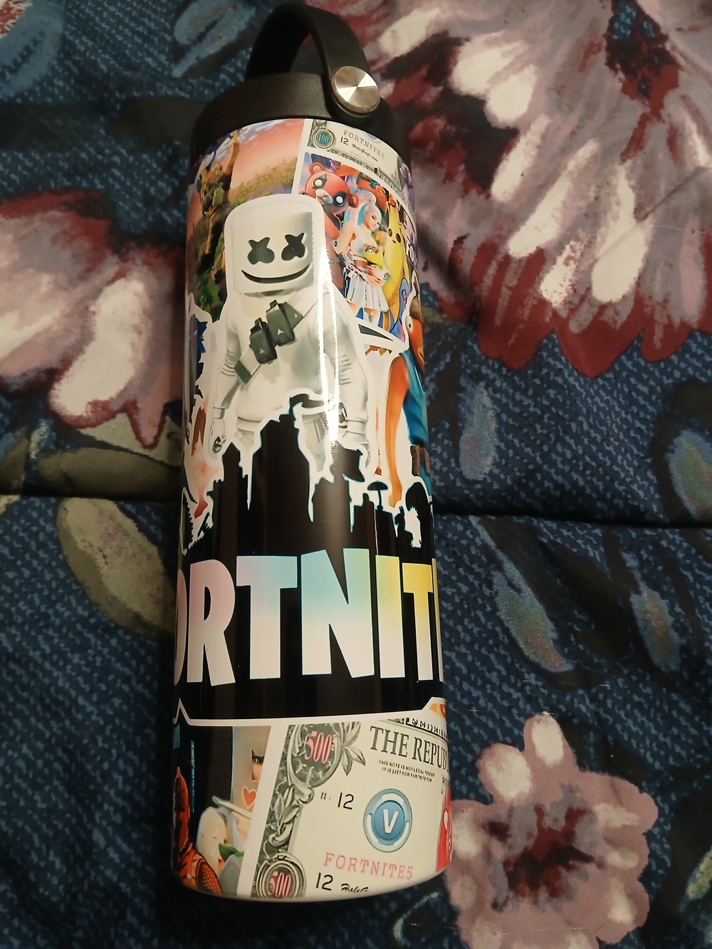 Fortnite Stainless Steel Travel Bottle - Multicolor